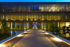 Courtyard-at-night-Diesel-HQ-Italy